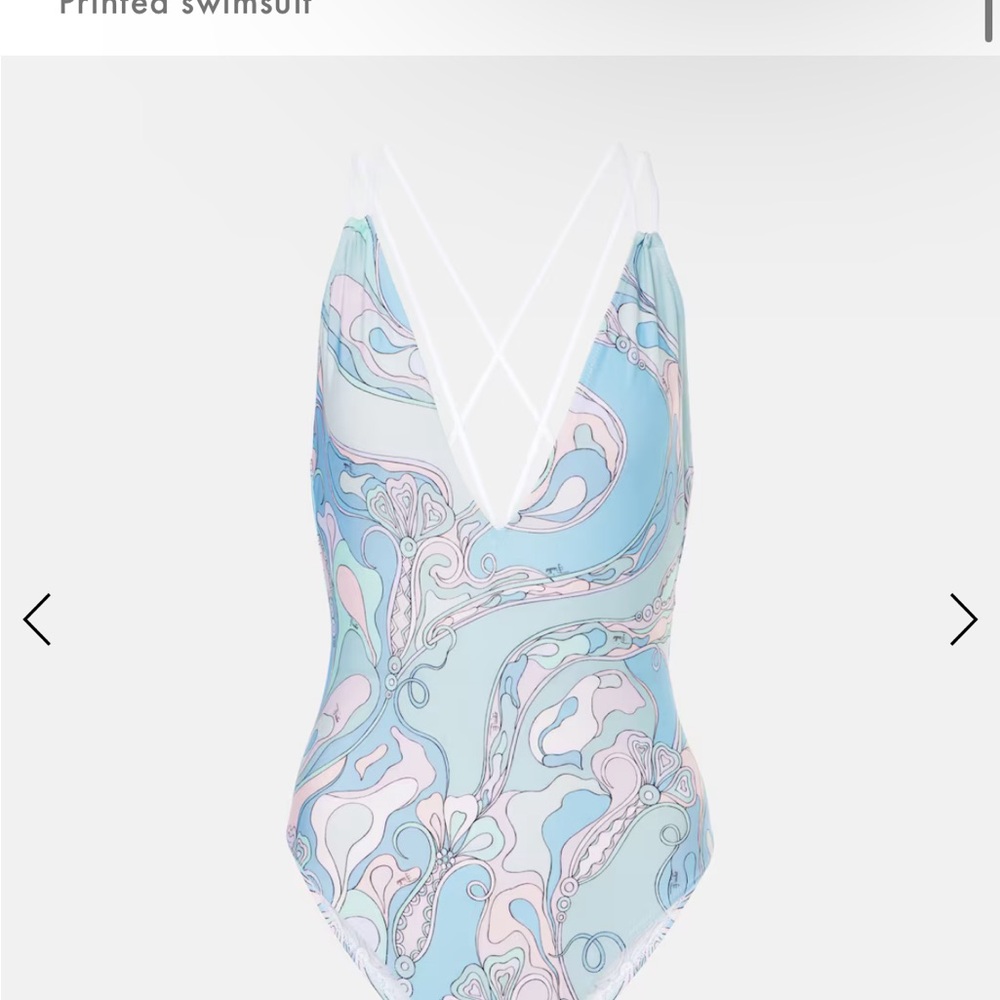 Printed One-Piece Swimsuit